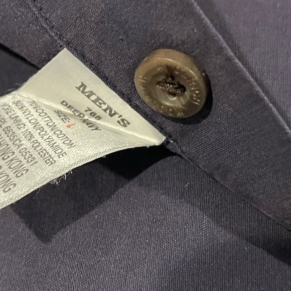 Woolrich Elite Series Tactical Men’s Button Down Shirt Size Large Deep Navy - Picture 14 of 15